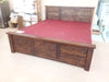 TAHNEE Queen Teakwood (Walnut Finish)