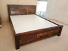 RETHA Queen Teakwood (Walnut Finish)