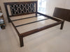 JORGA Queen Teakwood - Upholstered (Walnut Finish)