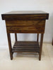 Peony (Walnut) Teakwood Bedside Table with Drawer