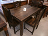 Scoria-Mini(4x2.6) with Erinite Chairs Set in Walnut Finish